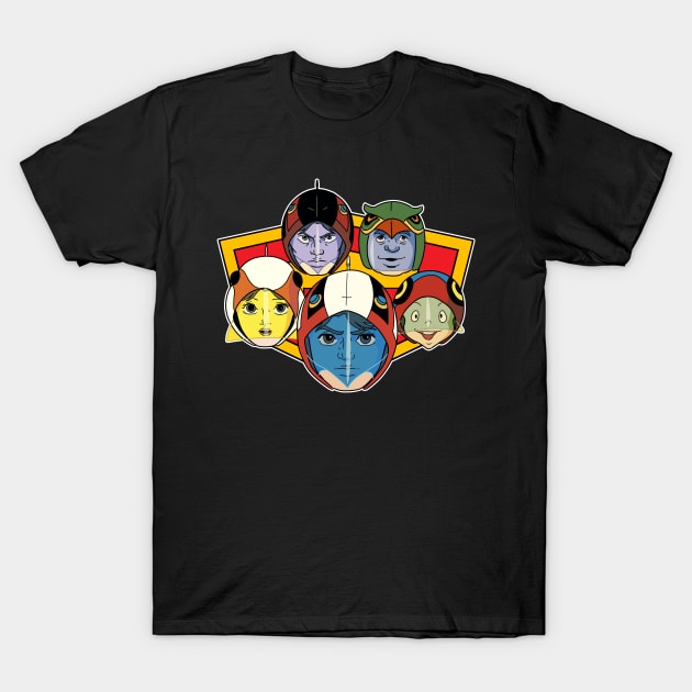 Gatchaman T-Shirt by AlanSchell76